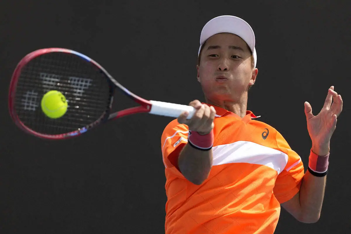 【画像・写真】【全豪オープン】望月慎太郎は初戦敗退　敗者復活枠で出場も世界73位に力負け