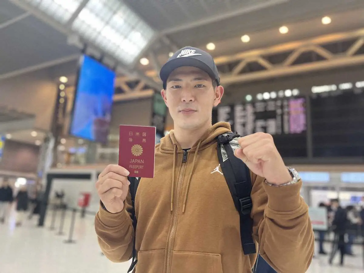 【画像・写真】中島啓太　G党志願の弟子入りでワンサイズUP　欧州ツアー初戦に向け出国