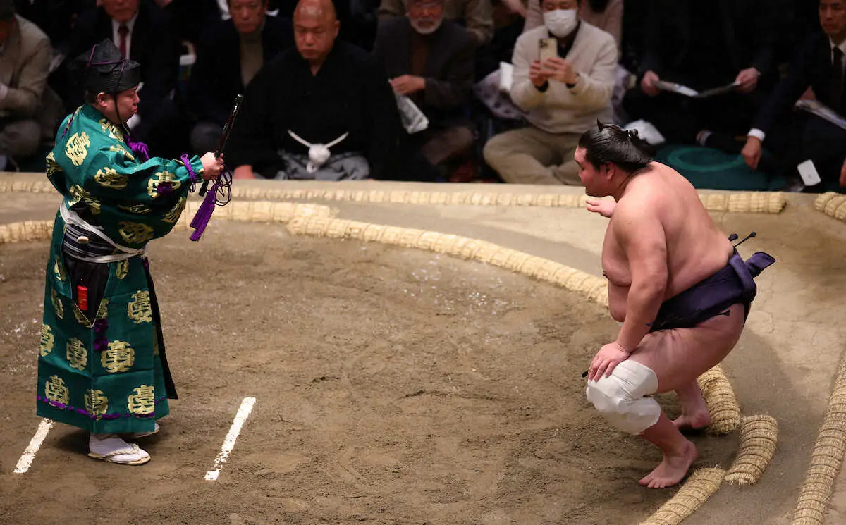 【画像・写真】照ノ富士「びっくりしたっすね」　不戦勝で12勝目　4場所ぶり優勝へ首位並走で楽日へ
