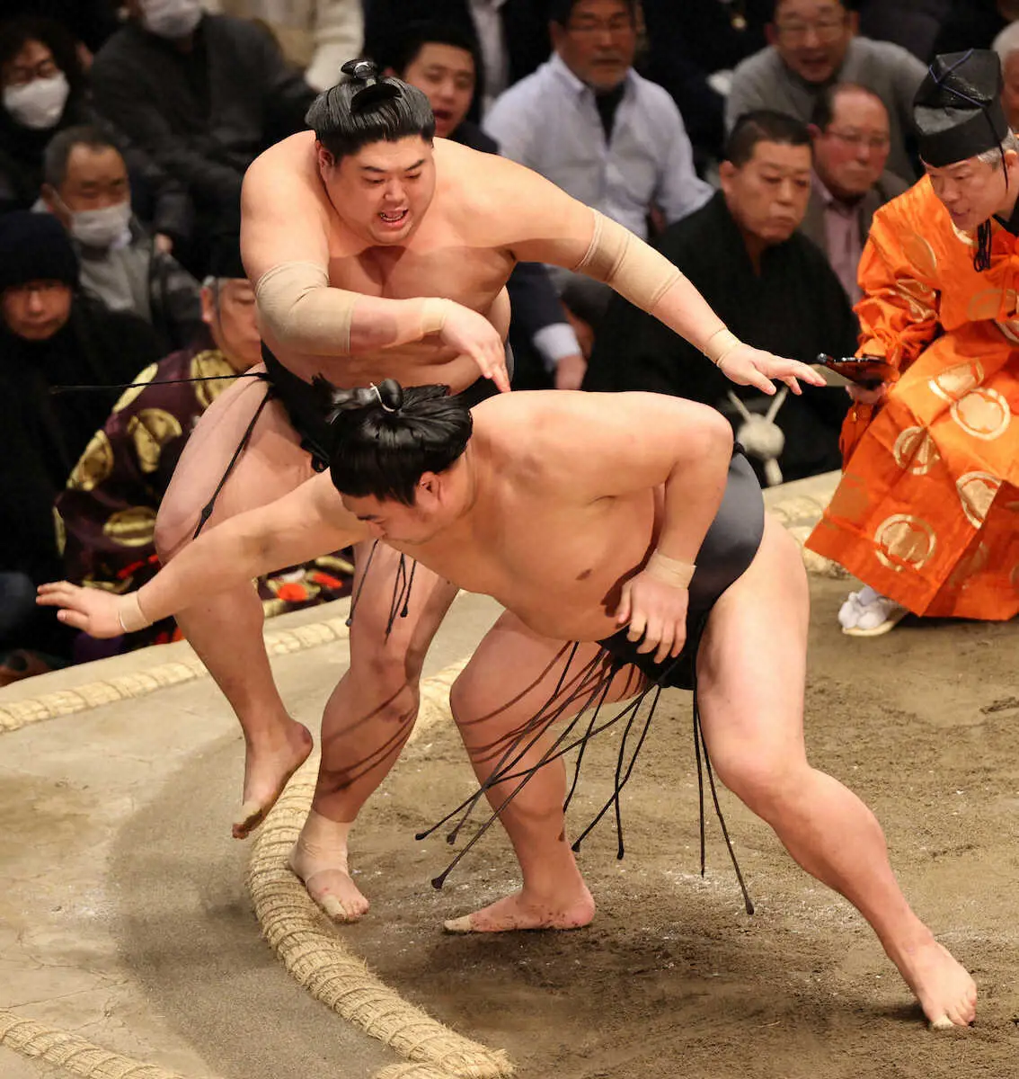 【画像・写真】阿炎が7連勝で勝ち越し「一番集中」貫き三役復帰確実　天国の師匠へ「終わってから報告したい」