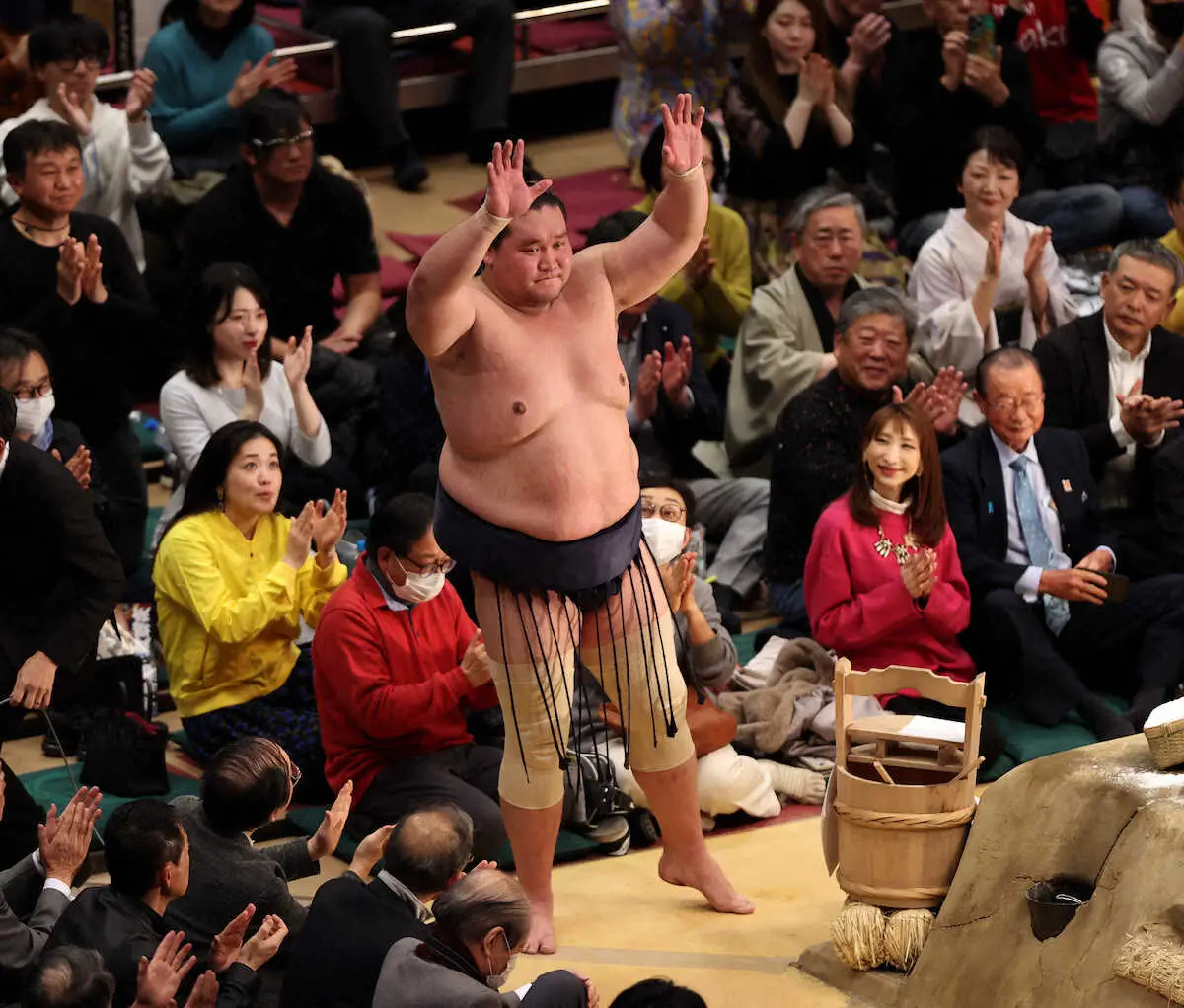 【画像・写真】復活Vの横綱・照ノ富士　大関昇進確実の琴ノ若へエール「もっと鍛えて次の番付目指してほしい」