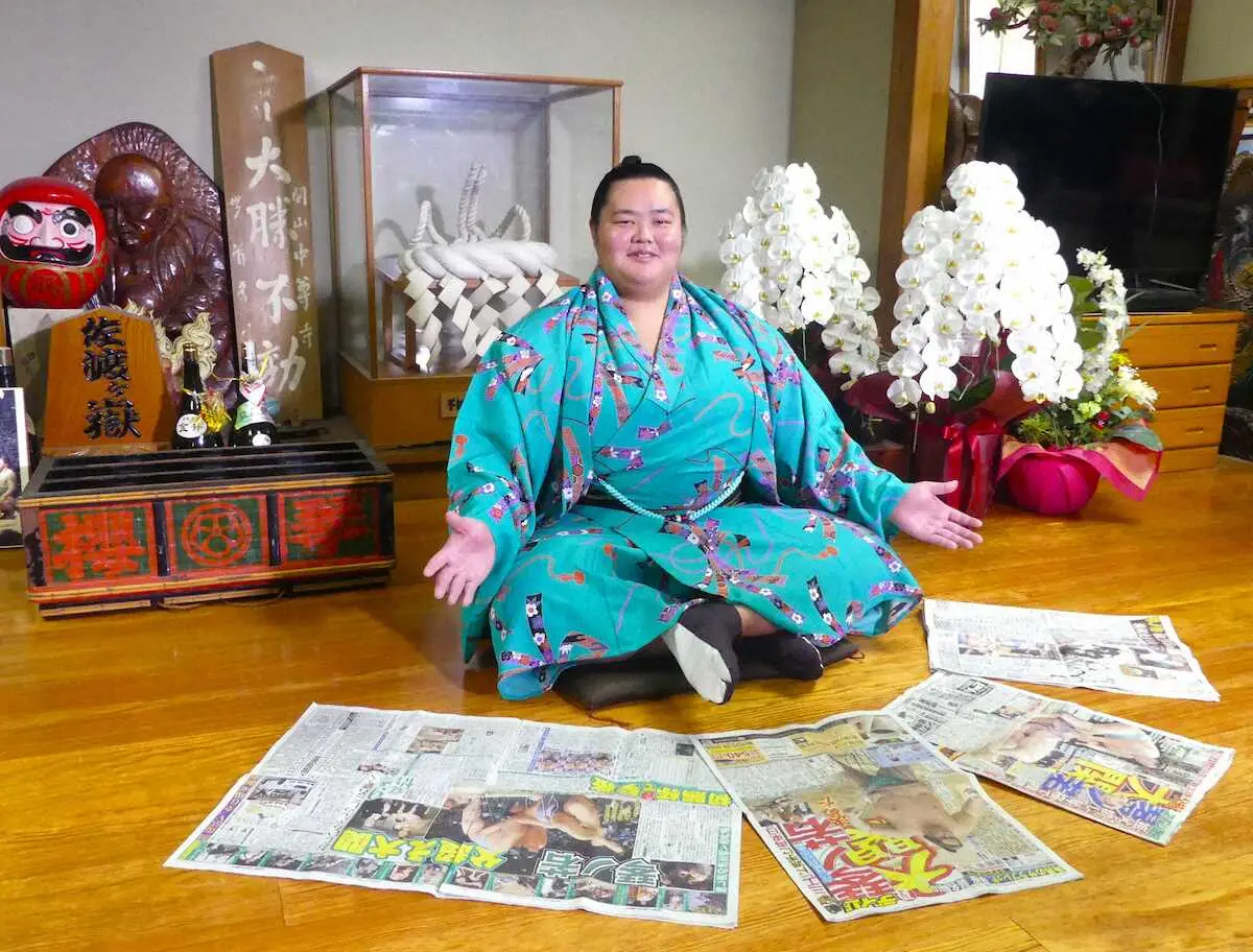 【画像・写真】琴ノ若、31日の大関昇進伝達式へ「噛まないように気を付けます」「自分でやるのは想像つかない」