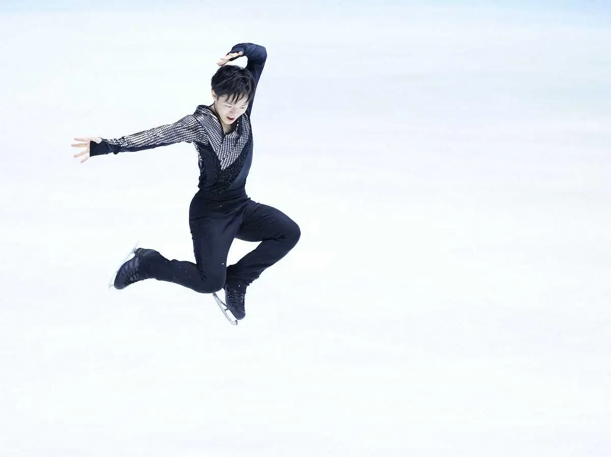 【画像・写真】鍵山優真が首位発進「勝ちにこだわって」完璧サルコーで今季世界最高肉薄106・82点