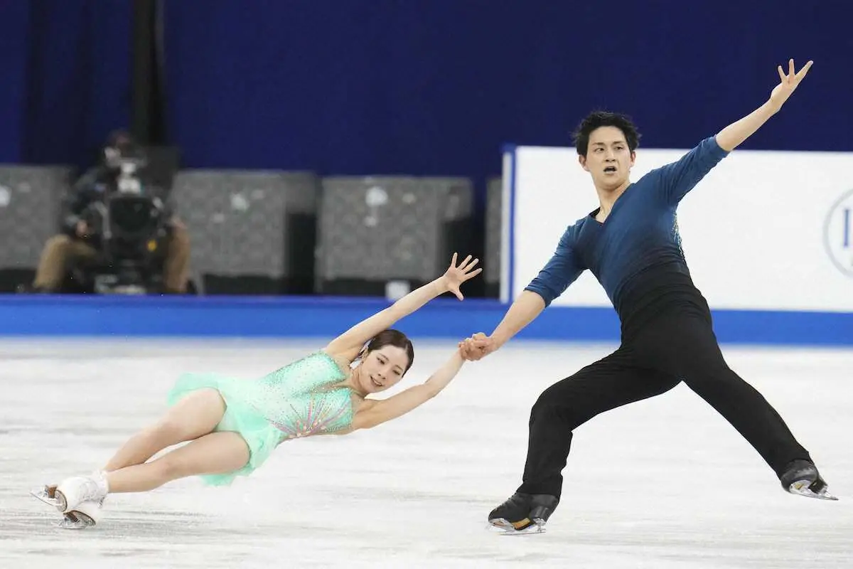 【画像・写真】りくりゅう笑顔の帰還「あっ、戻ってきたんだな」昨年9月以来の試合でSP2位