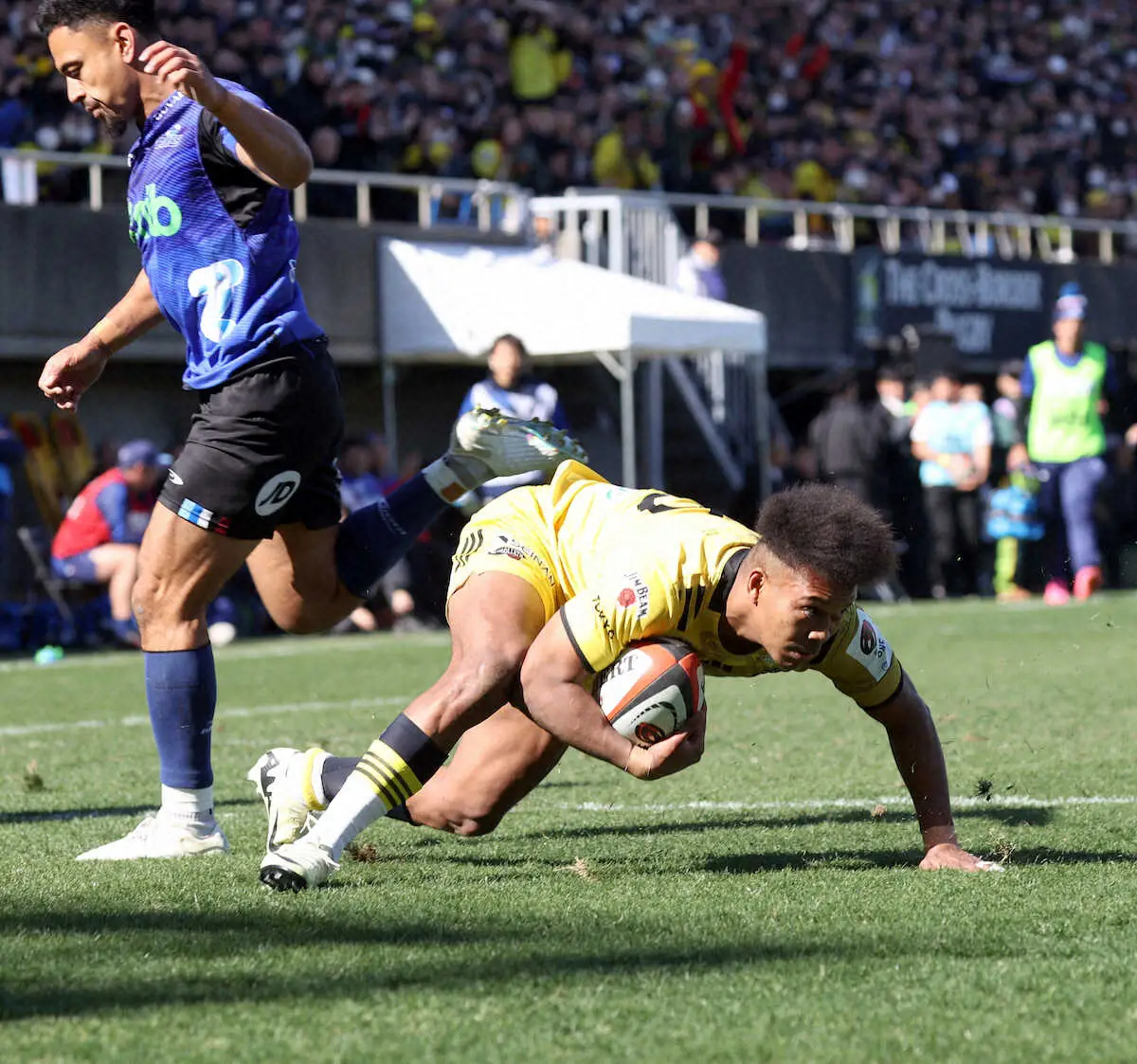 【画像・写真】【クロスボーダーラグビー】ブルーズが計7トライで快勝　東京SGは松島が意地のトライも後半無得点