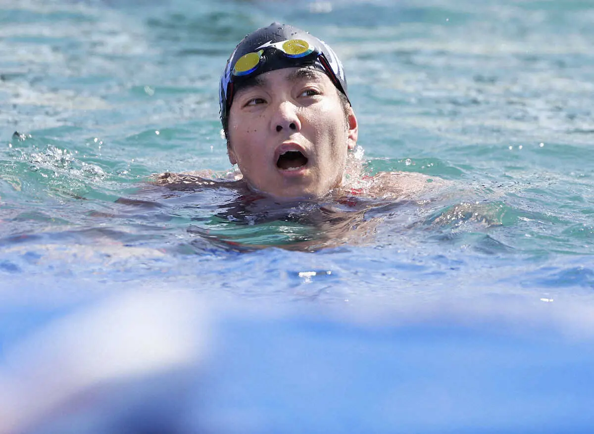 【画像・写真】南出大伸　オープンウオーターでパリ五輪切符　世界選手権でアジア勢最上位25位