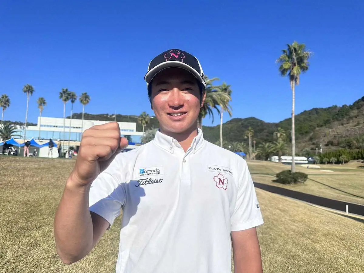 【画像・写真】日大ゴルフ部祝勝会　昨年アマ優勝の杉浦悠太「プロとして優勝が目標」