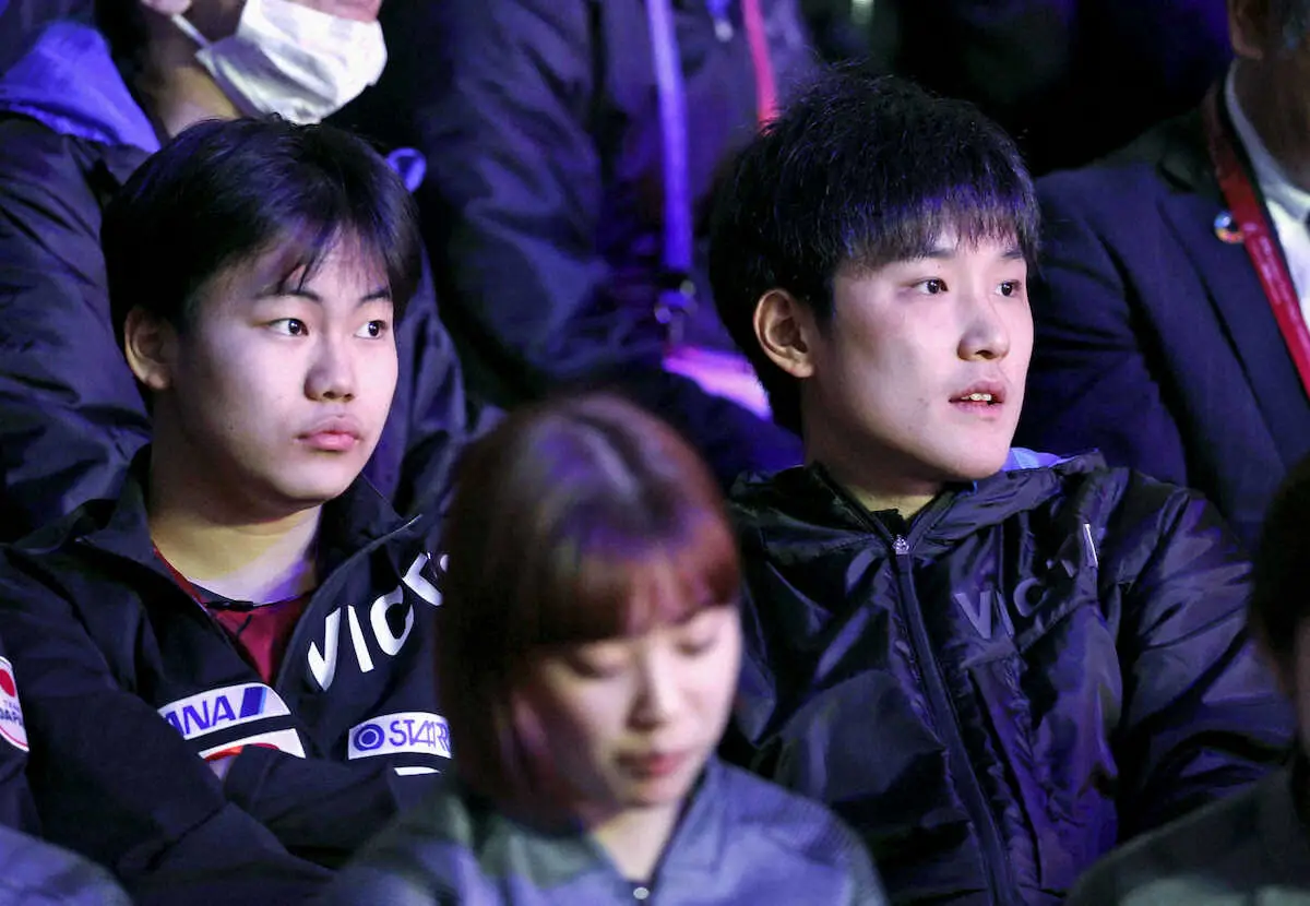 【画像・写真】【世界卓球】15歳・張本美和　世界№1の中国・孫穎莎にストレート負け　早田、平野で巻き返す！