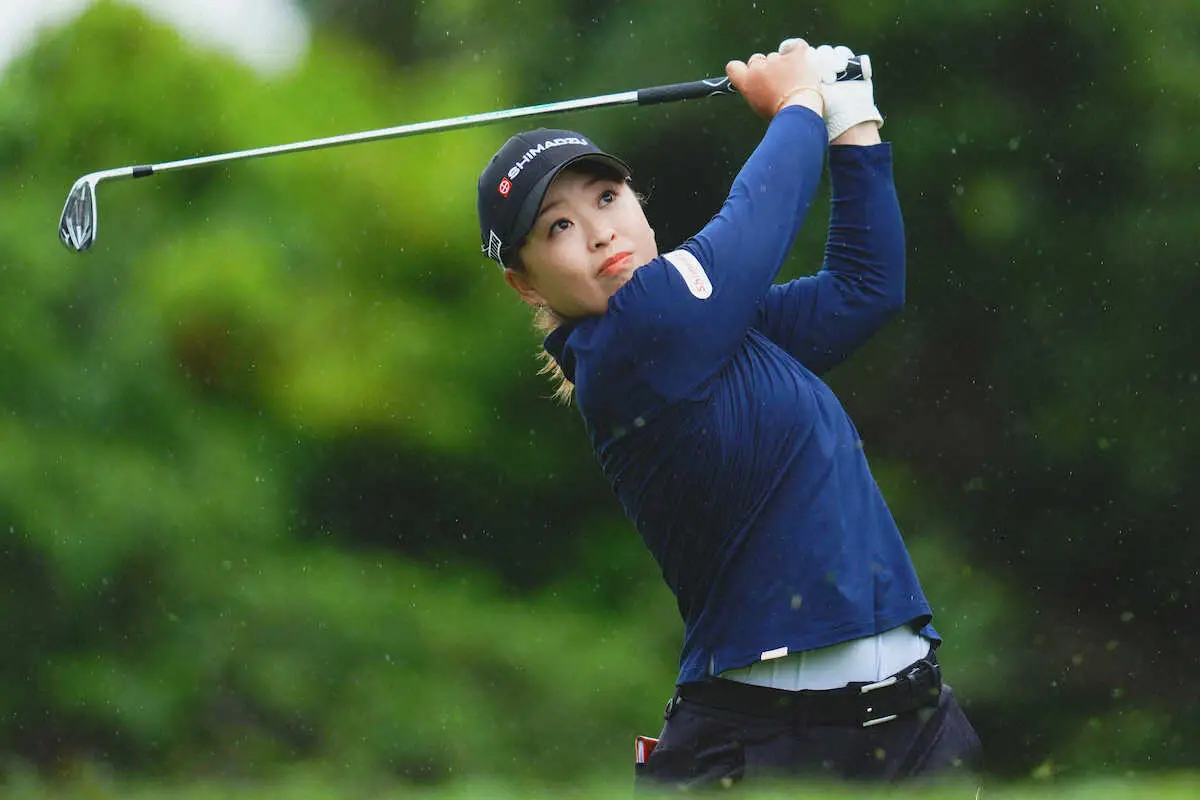 【画像・写真】西郷真央が首位浮上　6年ぶり復帰の森田理香子は18位で決勝R　5年ぶり復帰のアン・シネは予選落ち