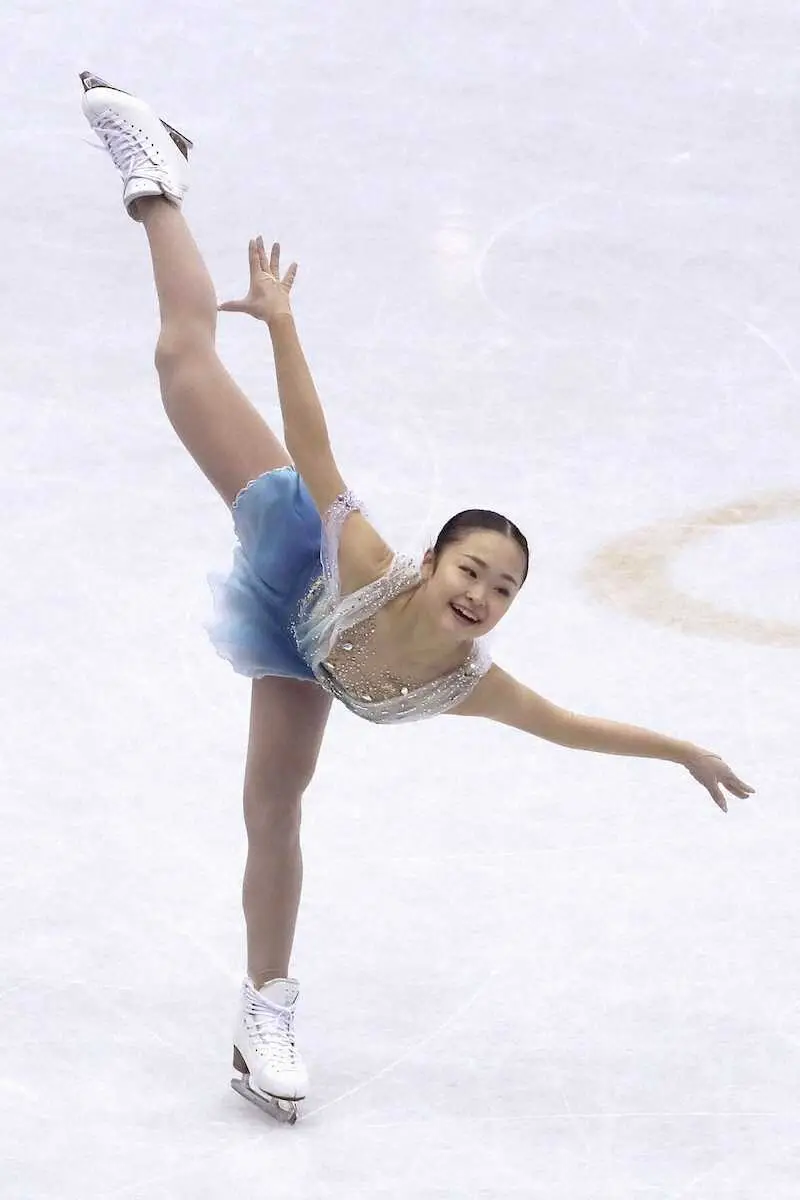 【画像・写真】島田麻央　日本勢初連覇　大技2本フリーで逆転　世界ジュニア女子フリー