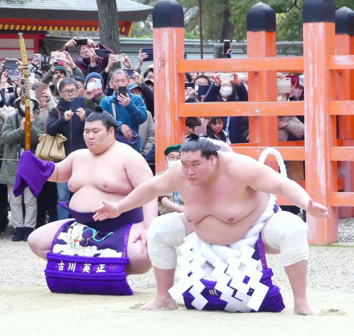 【画像・写真】照ノ富士　住吉大社で初の奉納土俵「土俵入りができてうれしく思う」