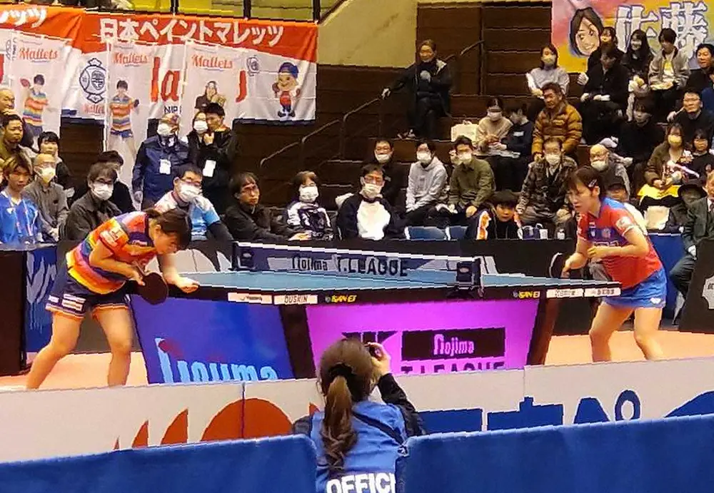 【画像・写真】【Tリーグ】日本ペイント・横井は平野キラー「やることは決まっている」　今季は負けなし3連勝
