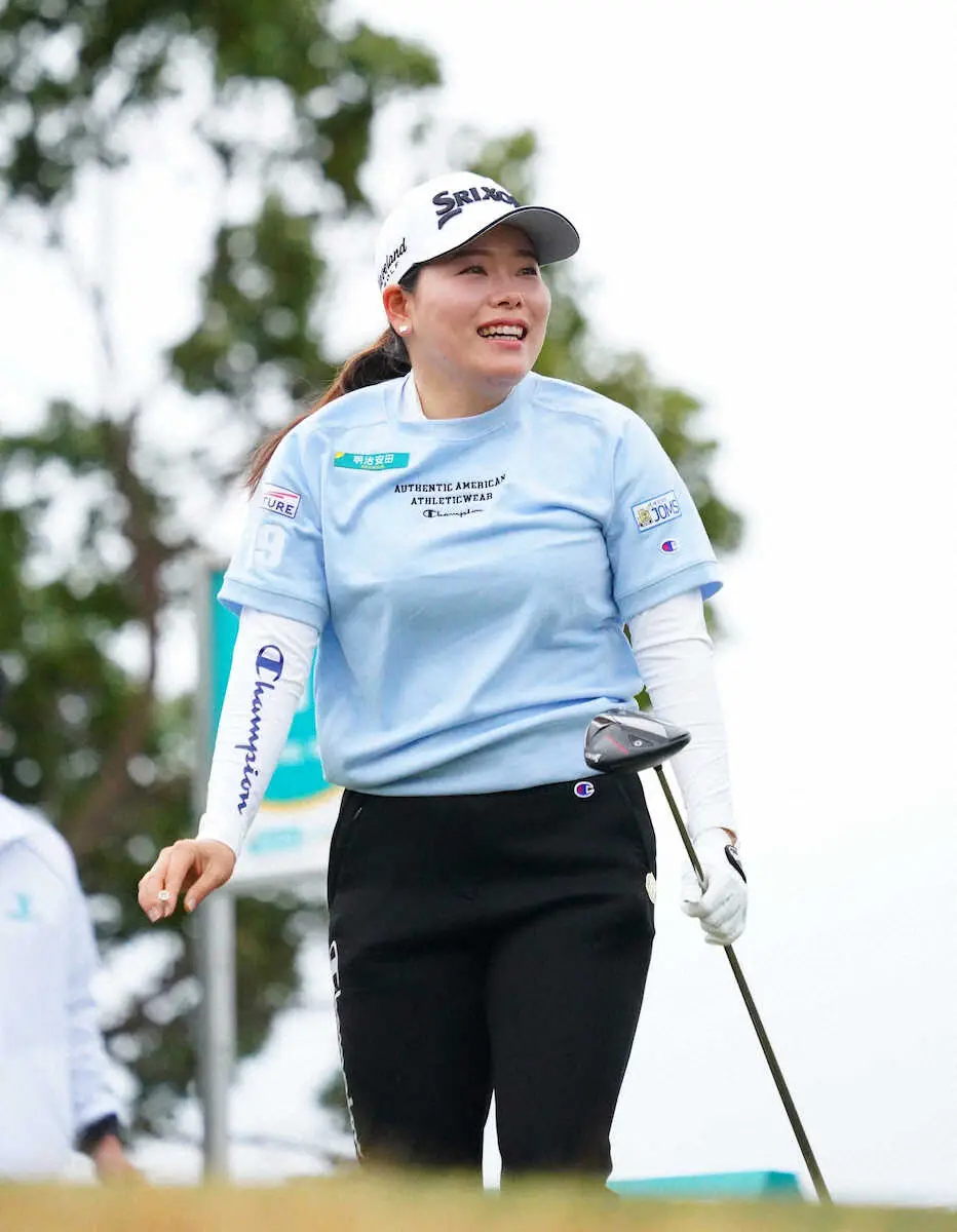 【画像・写真】国内初戦の勝みなみ　ホステス大会へ意気込み「優勝したい気持ちはどの選手よりもある」