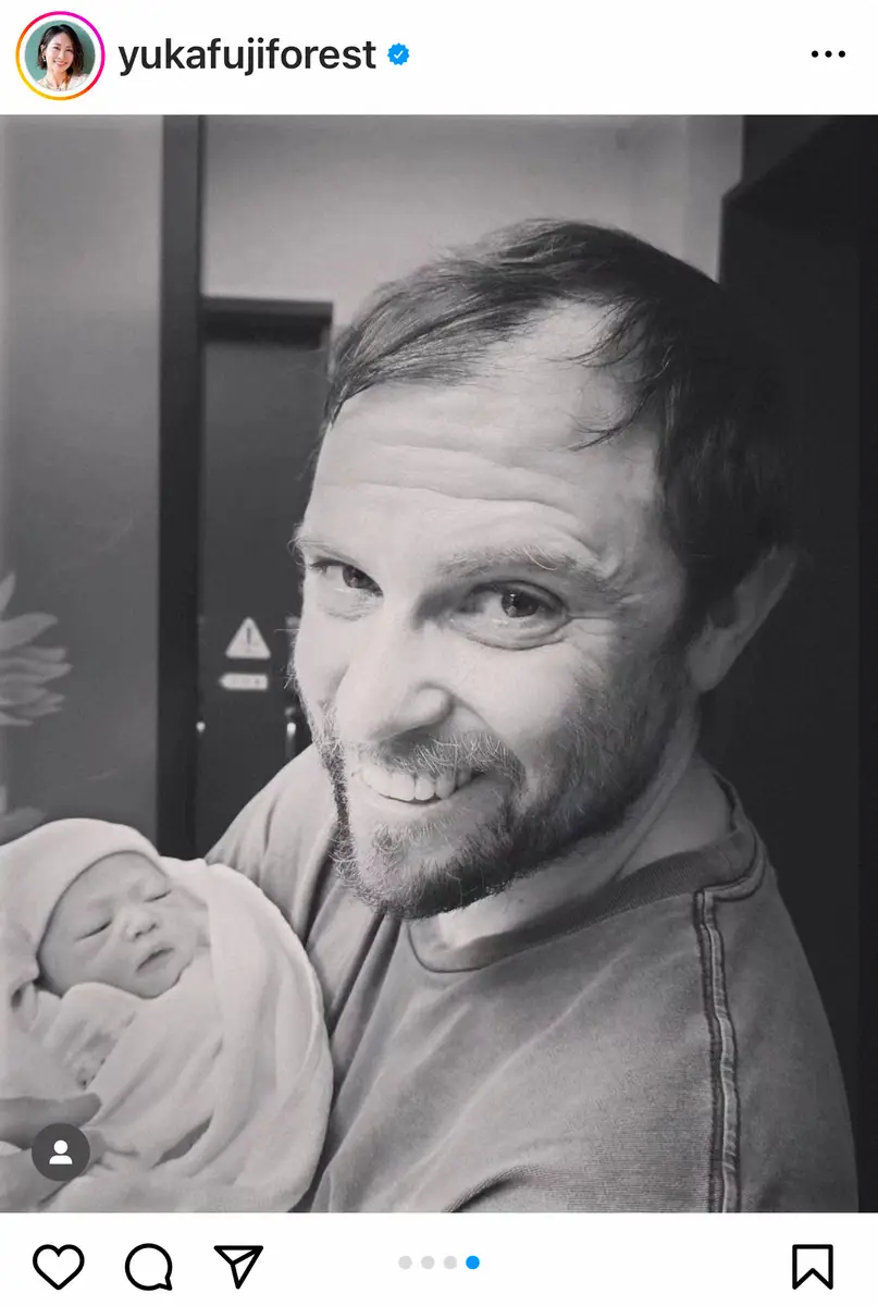 【画像・写真】スノボ元五輪日本代表・藤森由香さん　第1子長女出産報告「咲心と書いてえみと」　夫はイギリス人男性