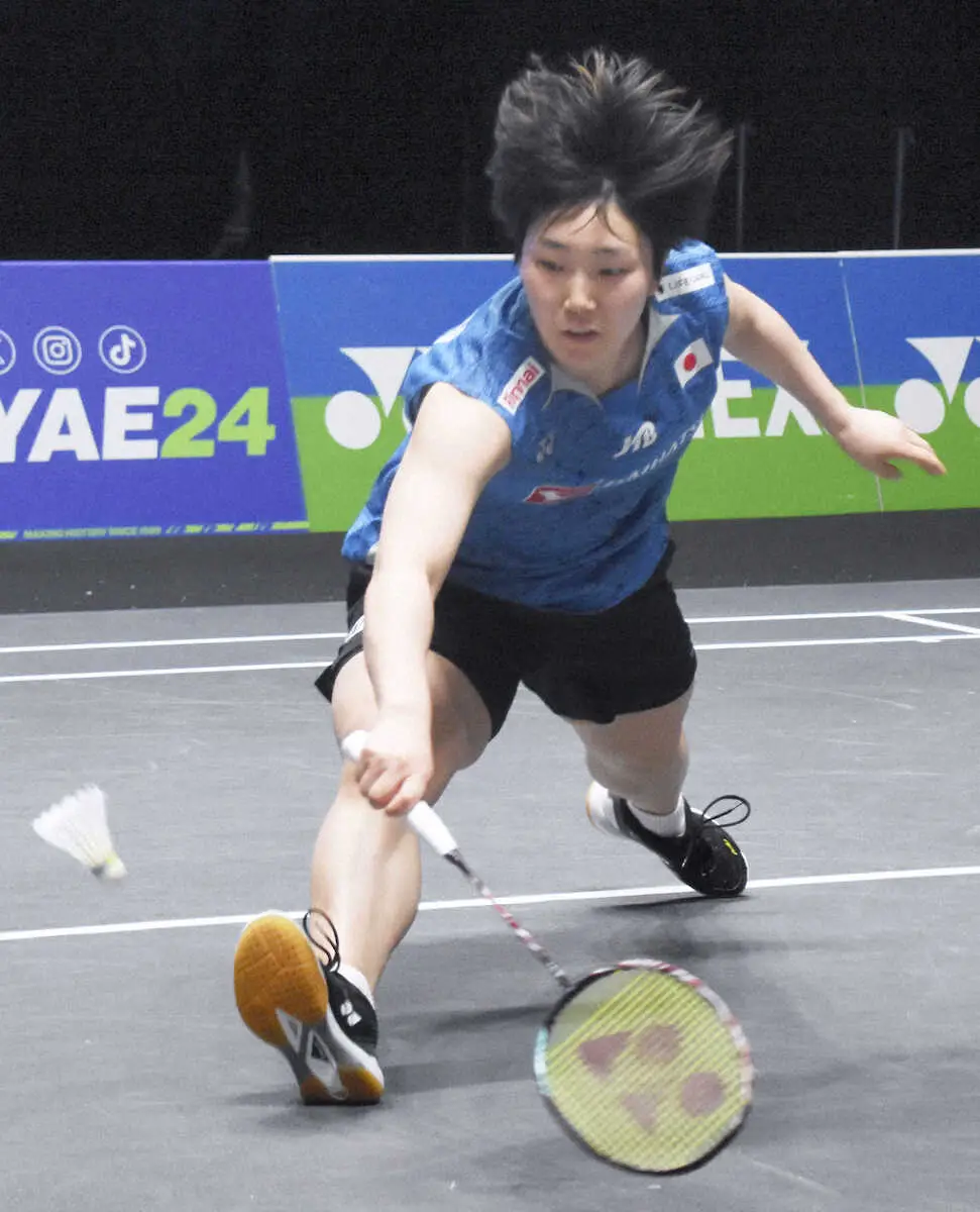 【画像・写真】バドミントン山口茜　全英OP女子シングルスで8強入り