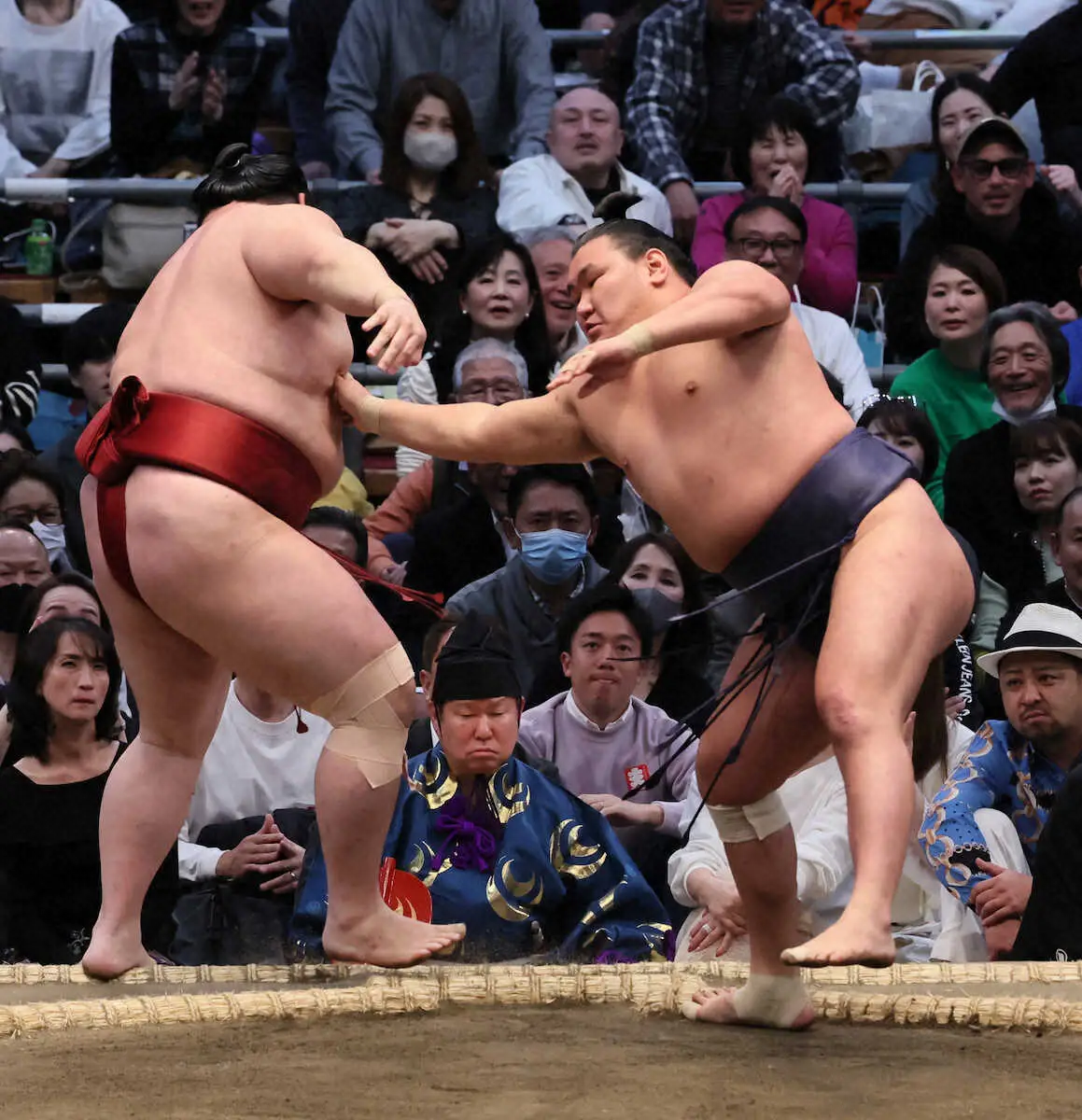 【画像・写真】〝荒れる春場所〟尊富士が歴史的Vへ無傷8連勝!新入幕のストレート給金は魁聖以来13年ぶり快挙