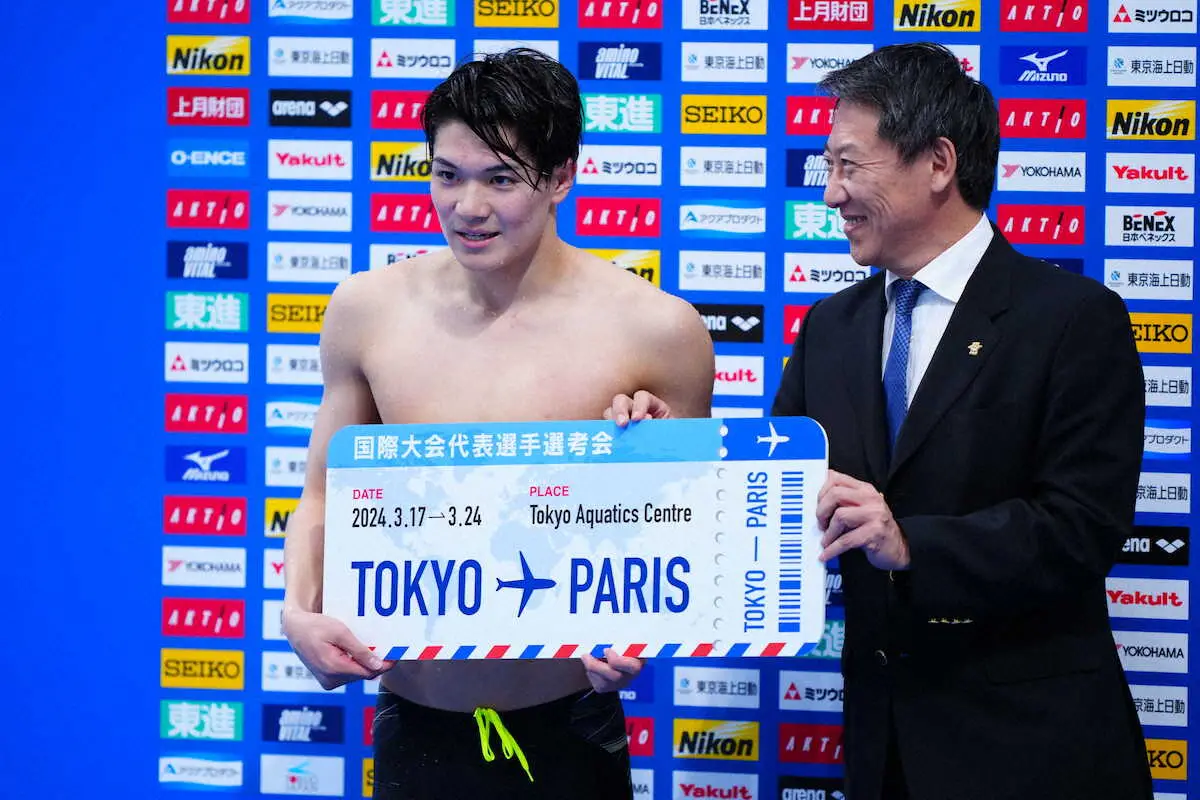 【画像・写真】瀬戸大也　400個メで五輪切符逃す「最後バテて…」18歳の松下知之パリ内定1号V「死ぬ気で」会場騒然