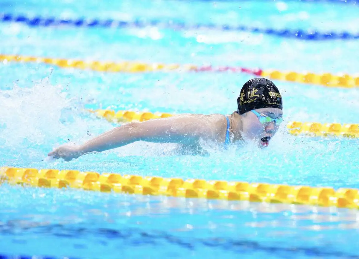 【画像・写真】17歳・平井瑞希　憧れ池江とともにパリ五輪切符！100バタ新星が池江抑えV「一緒に入れてうれしい」