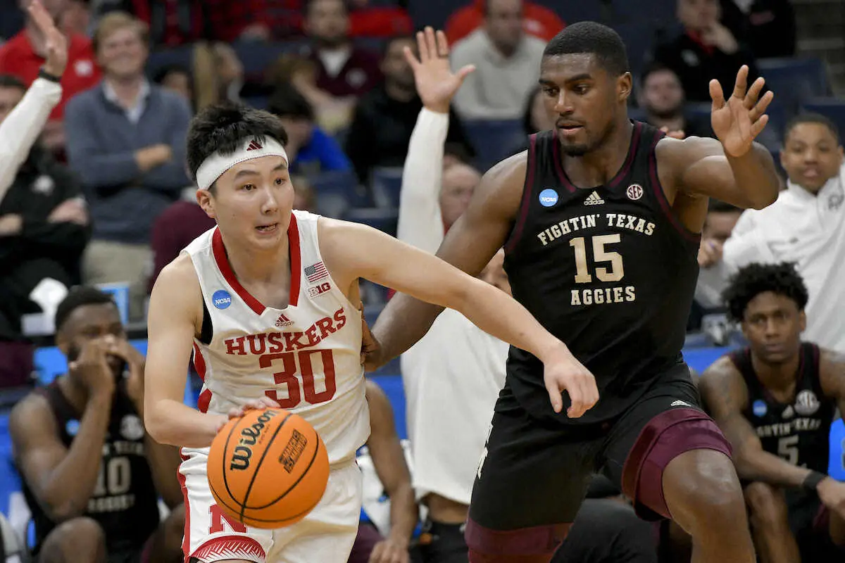 【画像・写真】ネブラスカ大・富永啓生　悔し涙で終焉…5本の3Pを含む21得点の躍動もNCAAトーナメント初戦敗退