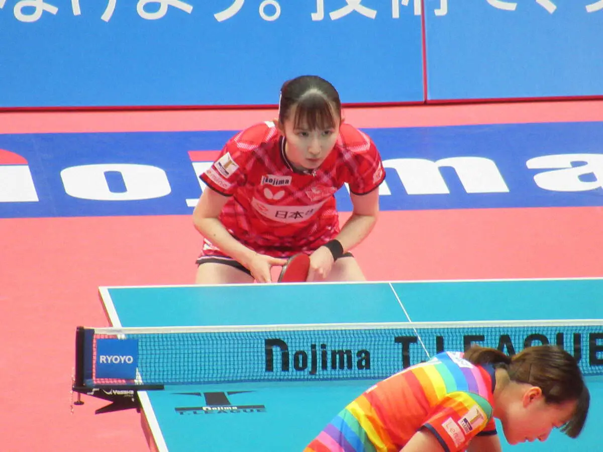 【画像・写真】早田ひな、TリーグPO準決勝で貫禄2勝　決勝で平野美宇＆張本美和とのパリ五輪代表対決か