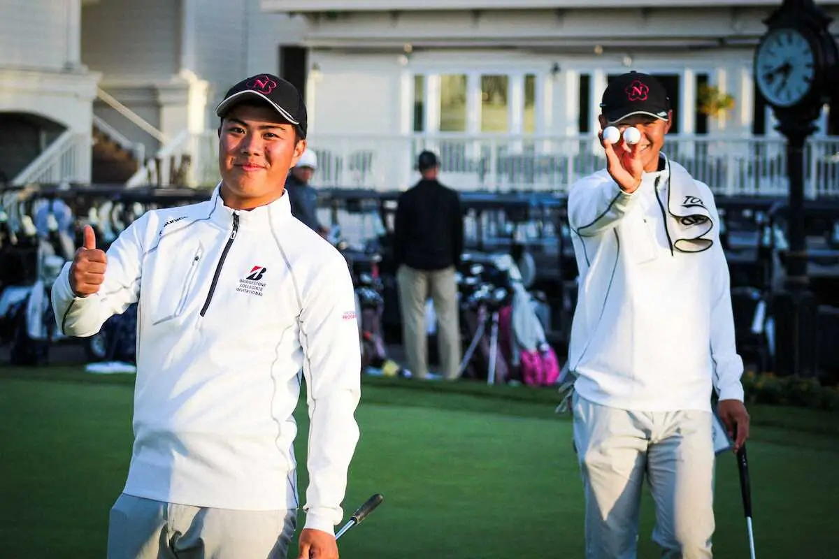 【画像・写真】首位に7打差の7位　日大・岩井悠真「焦らず自分のプレーをして団体戦でも優勝を目指したい」と決意