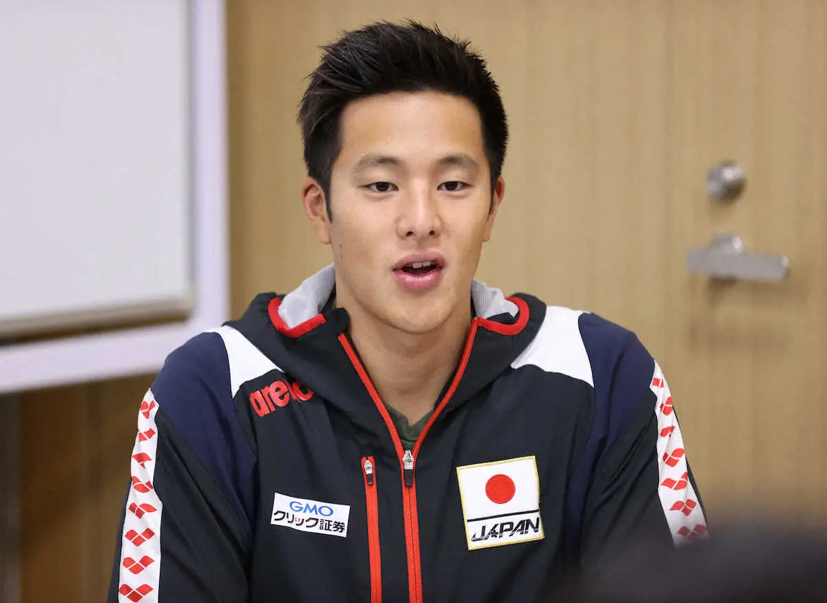 【画像・写真】瀬戸大也「パリ五輪はお祭り。ハッピーでいきたい」新拠点の豪で妻・優佳さんもサポート