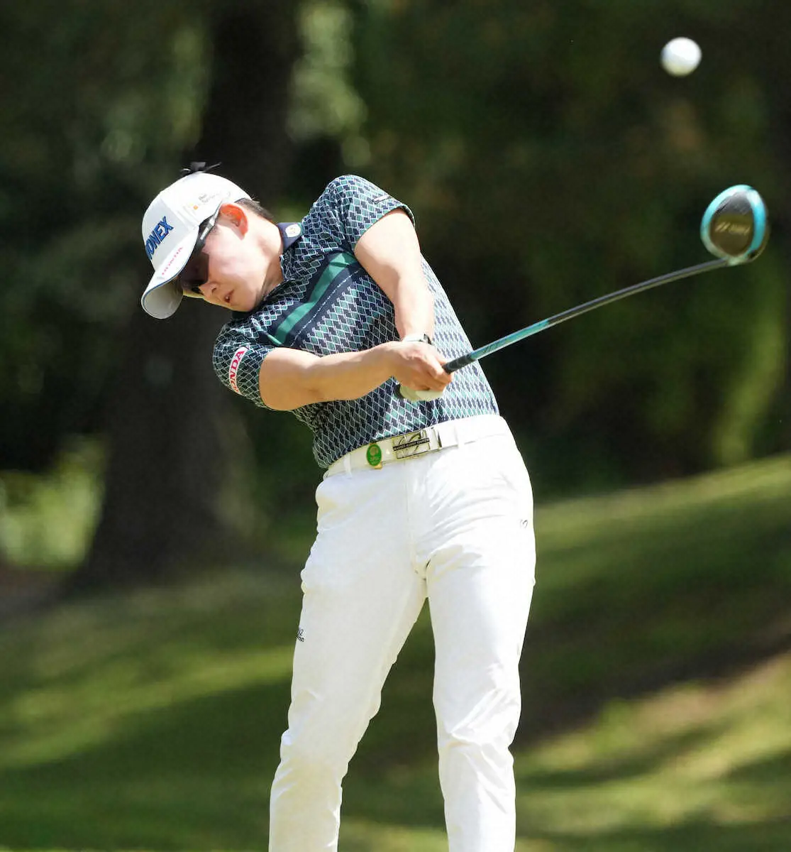 【画像・写真】昨年覇者・岩井明愛も快調!　67で好発進「ボギーなしで回れてうれしかった」