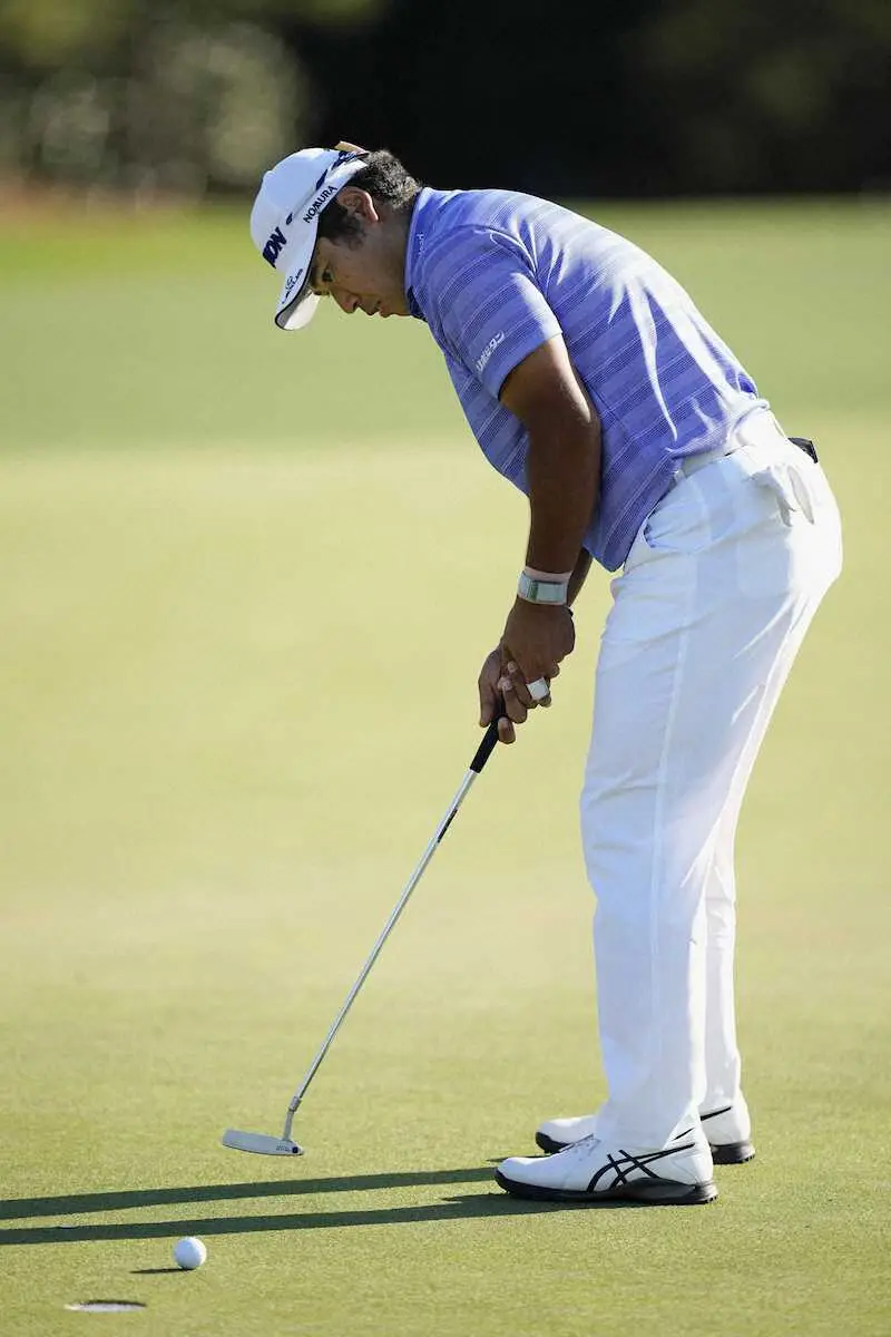 【画像・写真】松山　マスターズ初日は強風に泣き出遅れ76「心は痛んでいます」