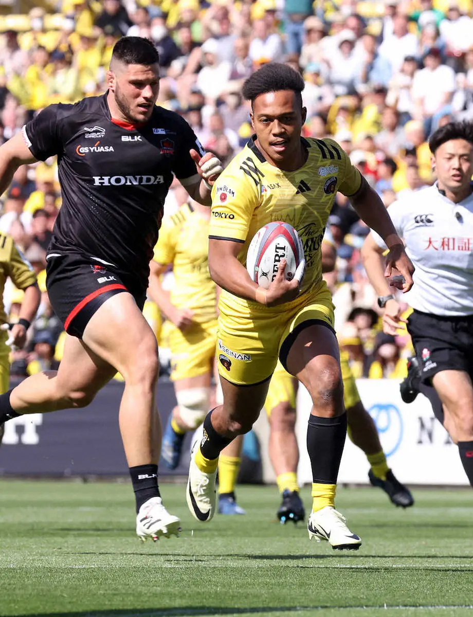 【画像・写真】【リーグワン】東京SGが大勝で10勝目　FB松島が先制トライ　敗れた三重は入れ替え戦行きが決定