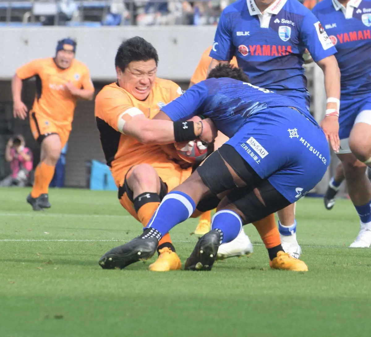 【画像・写真】ラグビーリーグワン　東京ベイ快勝ムードが一変　ノーサイド直前にトライ許して引き分け