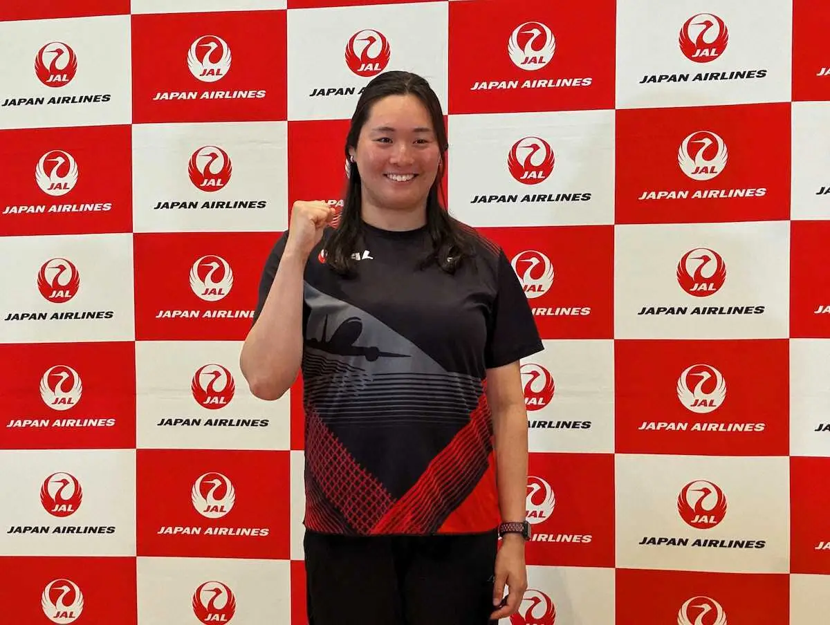 【画像・写真】北口榛花　“快腸”パリへ「100％以上」　やり投げ世界女王、欧州から帰国　