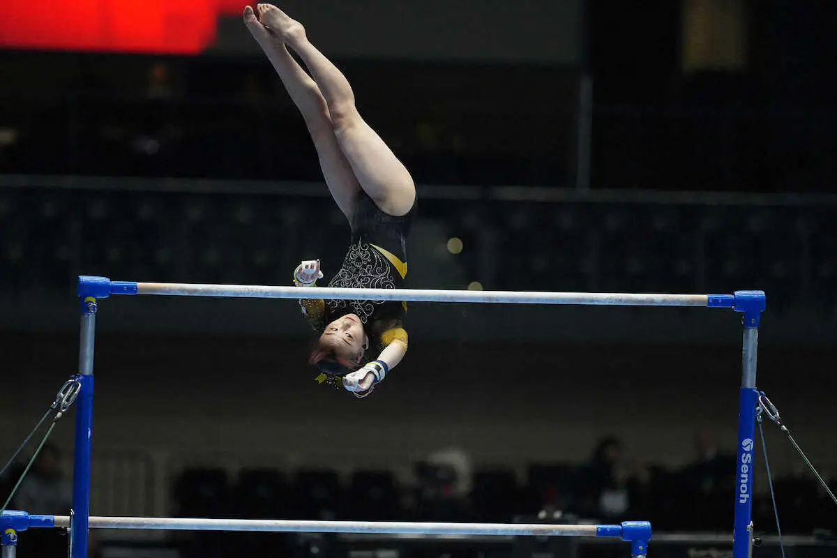 【画像・写真】【体操】宮田笙子、初Vでパリ大前進　予選4位の岸が2位、15歳中村3位　全日本個人総合