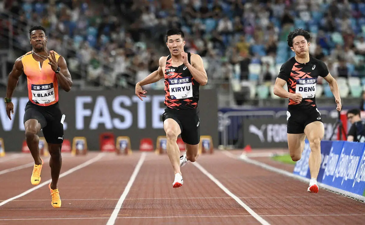 【画像・写真】陸上男子100M・桐生　好スタートも食らいつけず…悔しい7位「ここから上げていきたい」