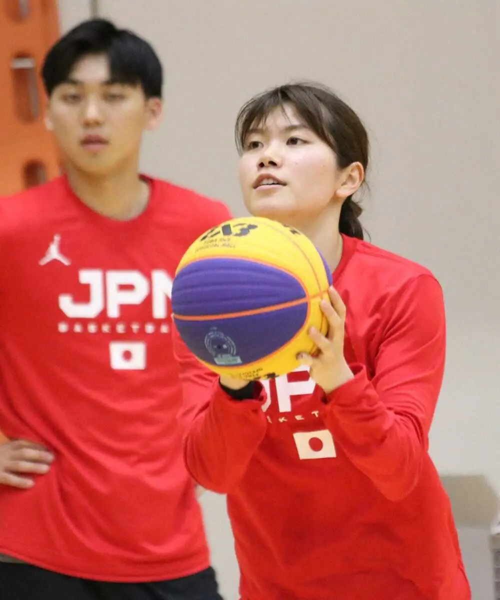 【画像・写真】【3人制バスケ】女子代表・高田静　5人制に続く！　宇都宮でパリ五輪切符へ「速さで勝っていく」