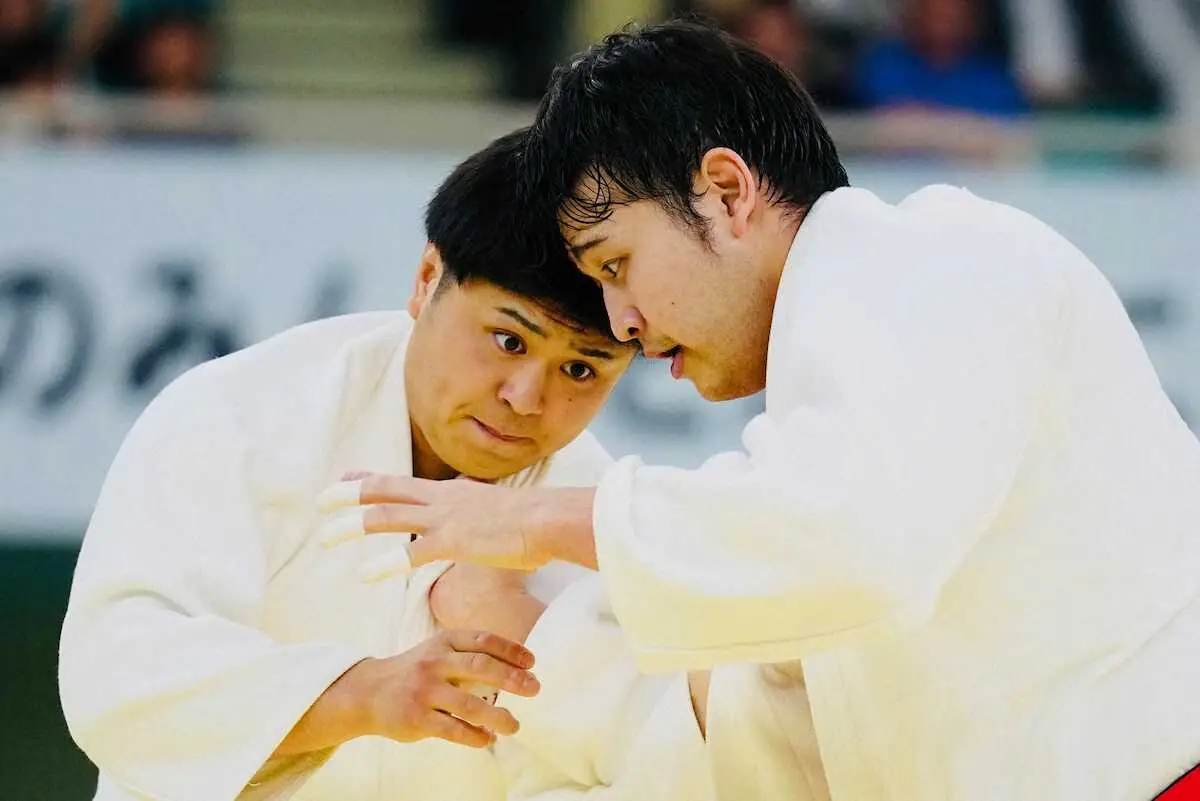 【画像・写真】【柔道】全日本選手権で疑惑の判定　飯田健太郎が相手寝技15秒だけで「合わせ技一本負け」