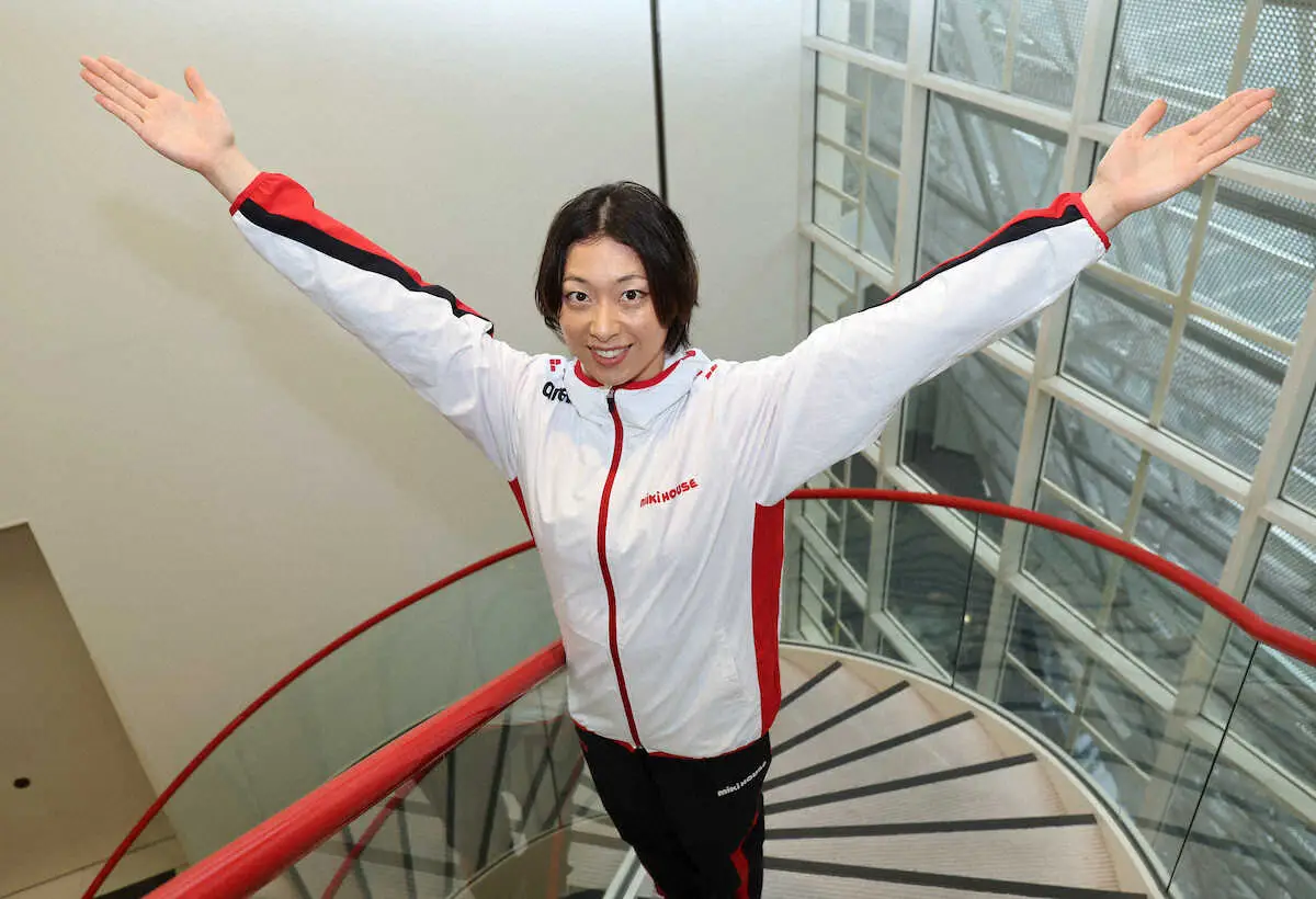【画像・写真】「リオ五輪からこ～んなに時が流れました」8年ぶりの五輪出場に意欲を見せる鈴木聡美（撮影・長嶋　久樹）