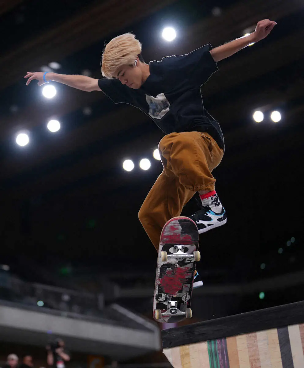 【画像・写真】スケボー期待の新星・根附海龍　夢は「米国に行ってプロに」　金髪似合う20歳！五輪代表争いで躍進中