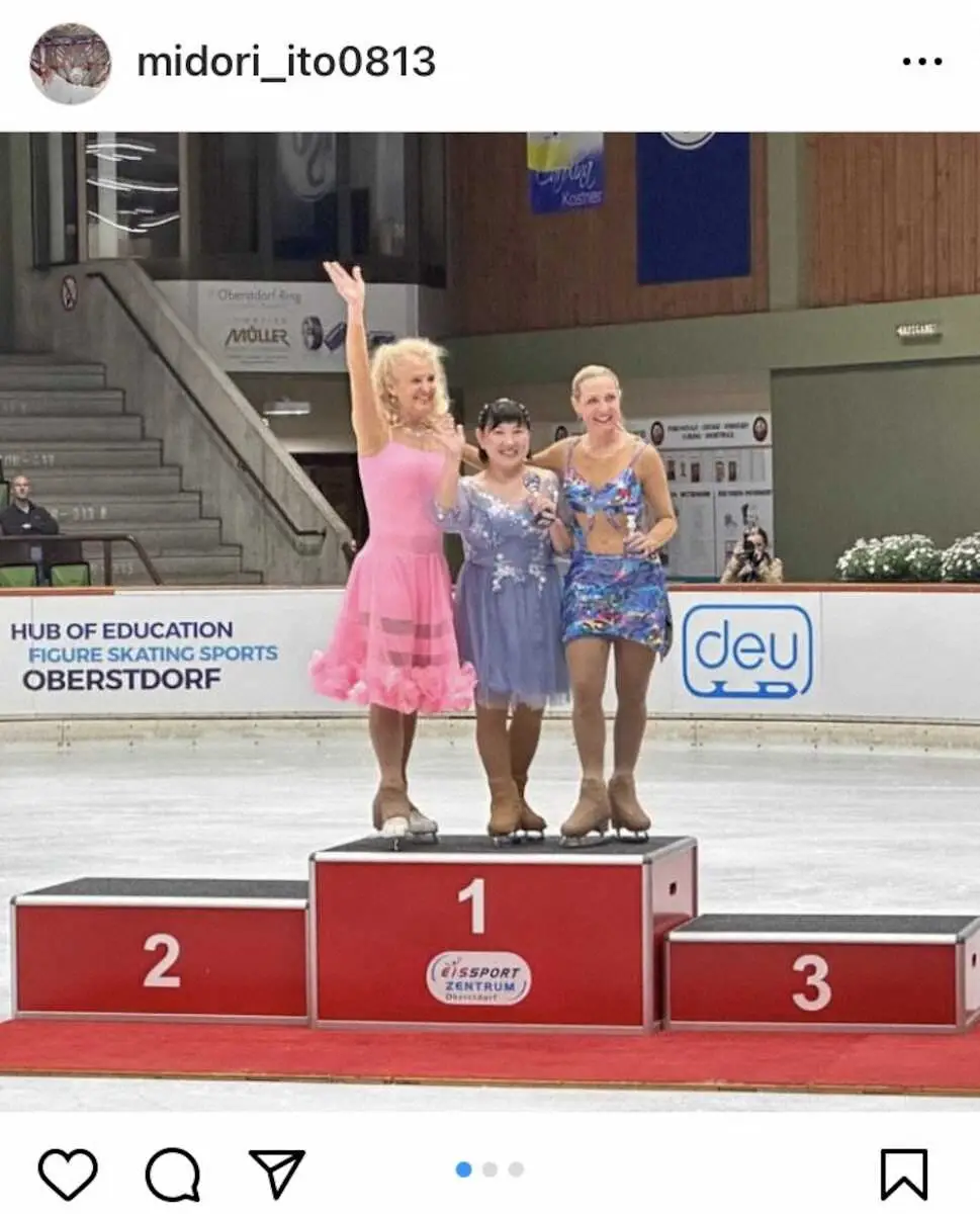 【画像・写真】「さすが」54歳・伊藤みどりさん　フィギュア国際大会優勝！熱演称えるファン「やっぱりレジェンド！」