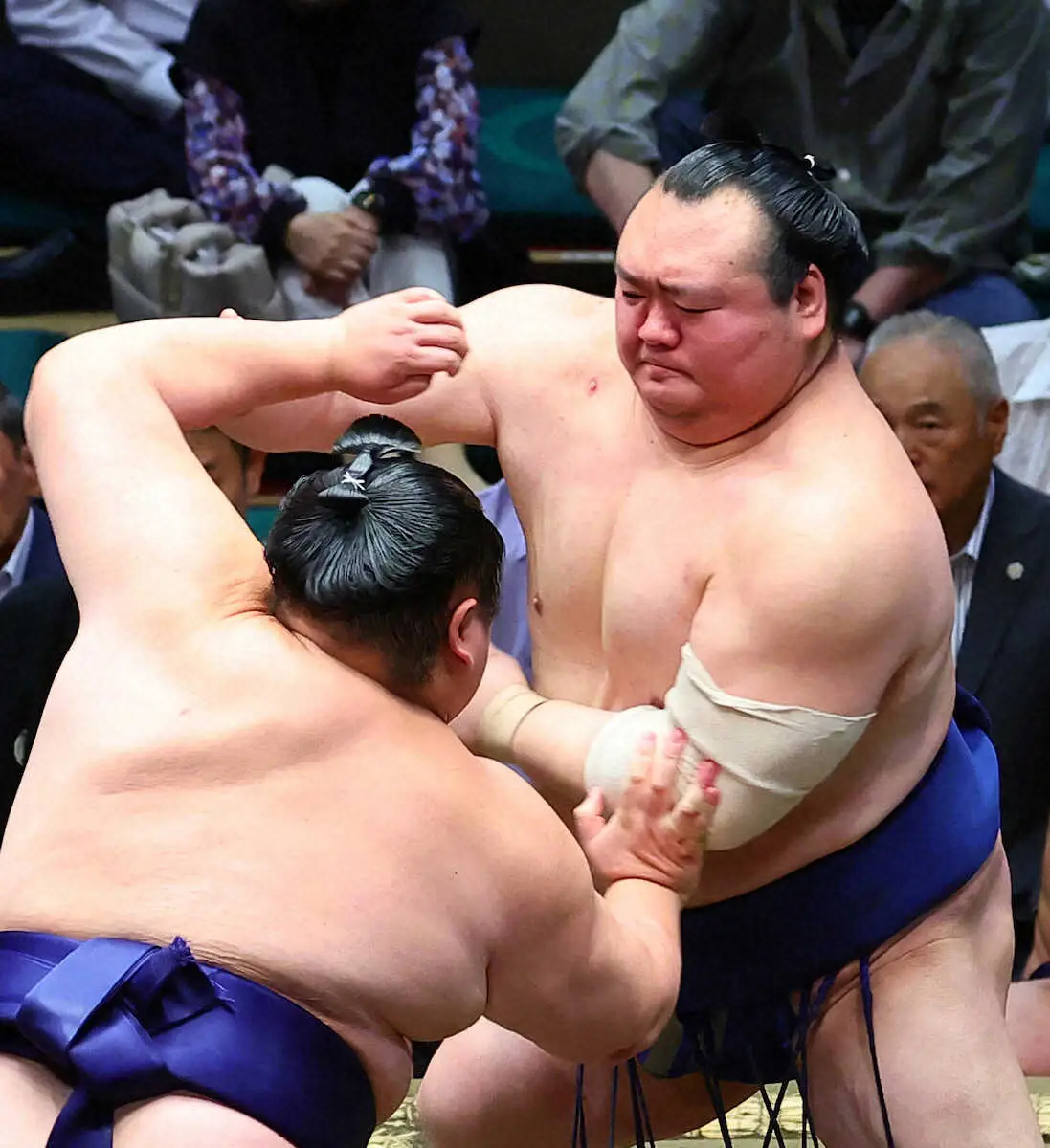 【画像・写真】「角界のマツコ」宝富士　37歳で元気4連勝　幕内連続出場記録ストップも「なくなって調子いいのかも」