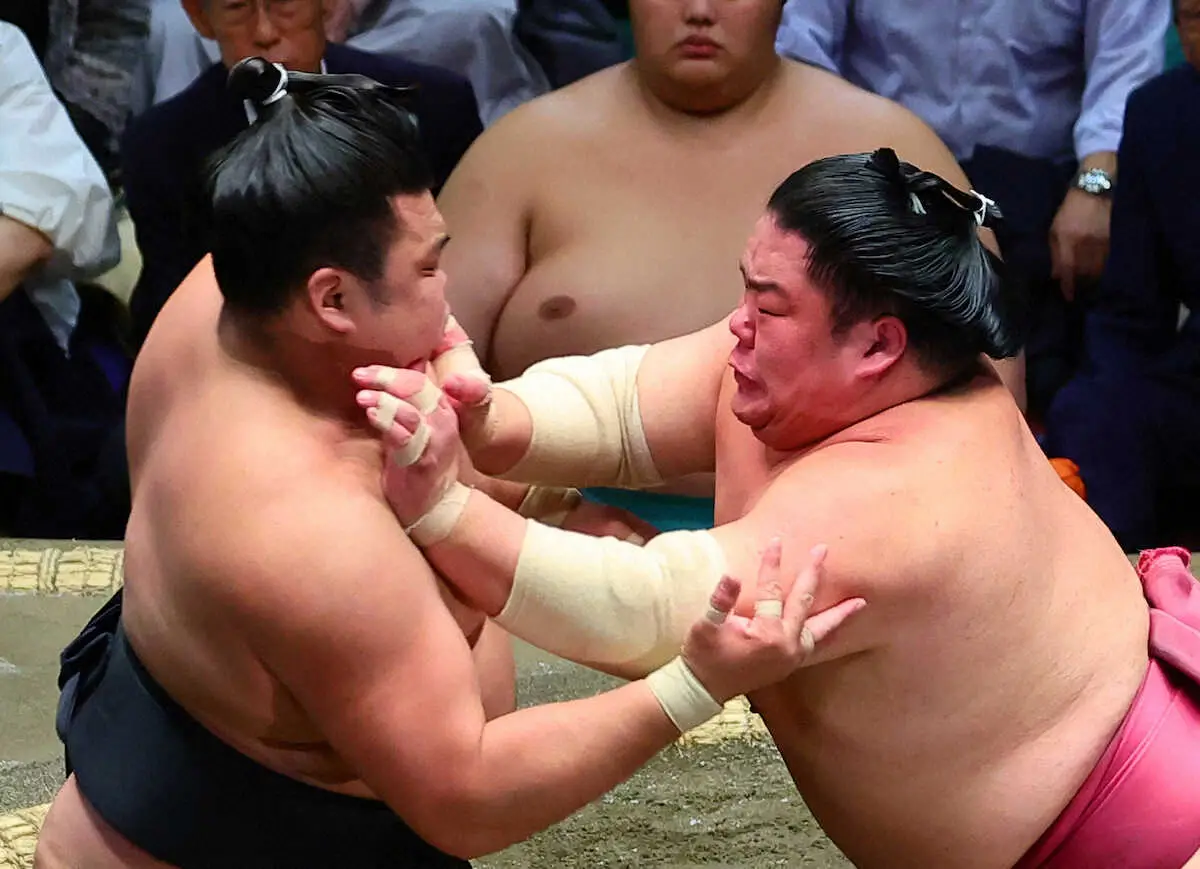 【画像・写真】大栄翔が2大関撃破　上位戦終え3勝1敗「自分の相撲が取れている」8場所ぶり平幕で序盤好調
