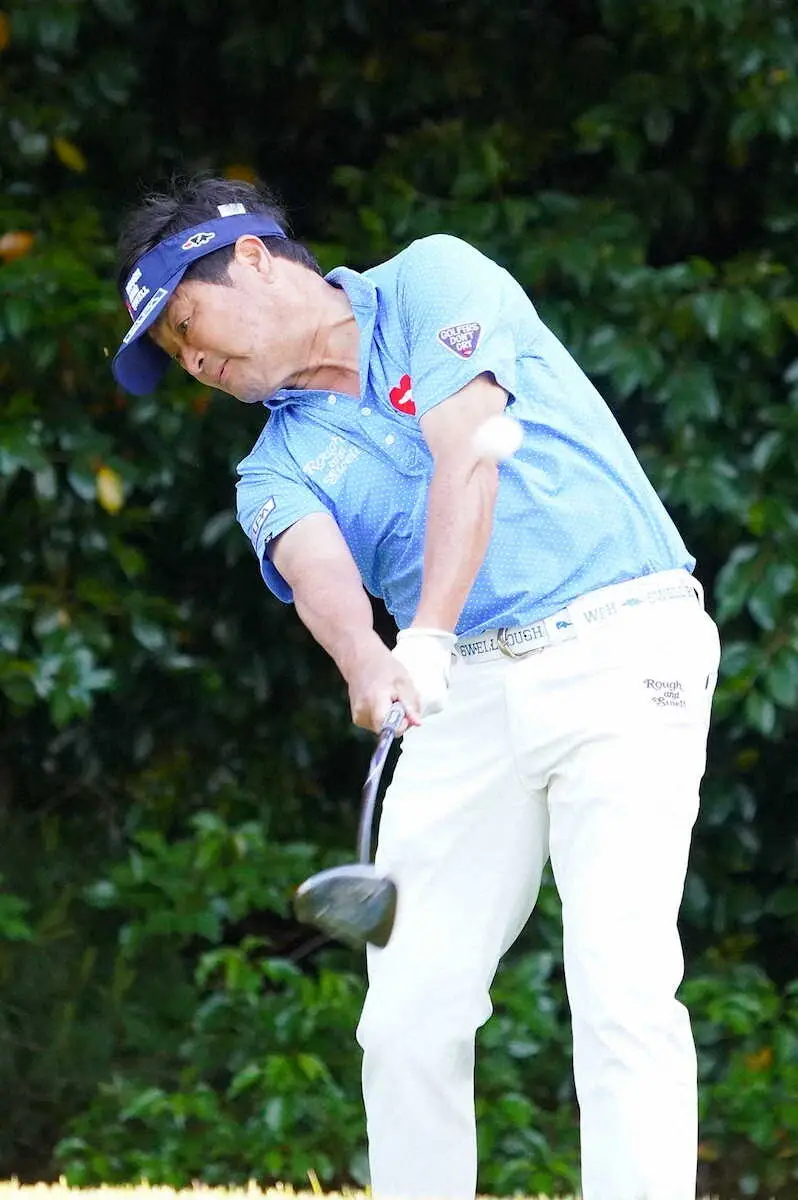 【画像・写真】52歳・横田真一がホールインワン達成　前半を終えて首位に浮上