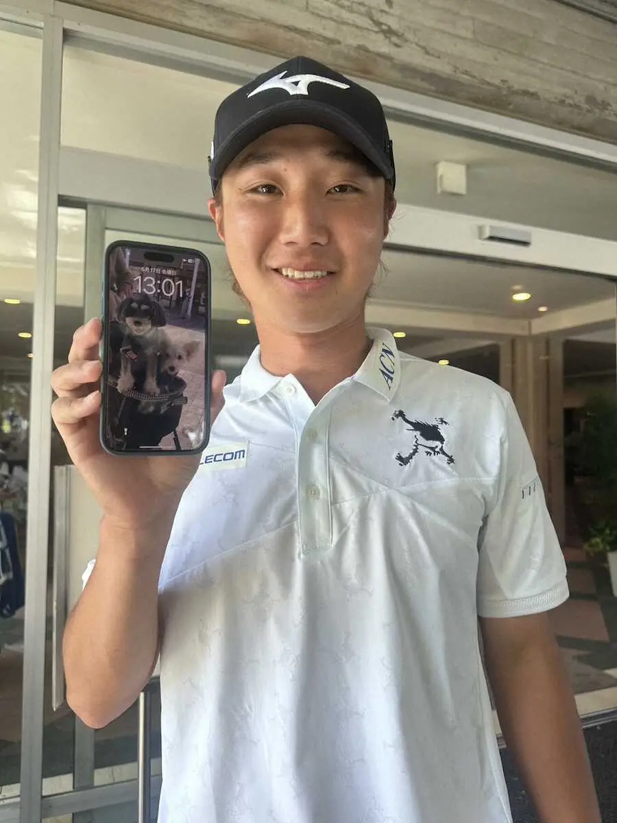 【画像・写真】愛犬効果!?平田憲聖「良いラウンドができた」　ツアー自己ベストの61で暫定首位浮上