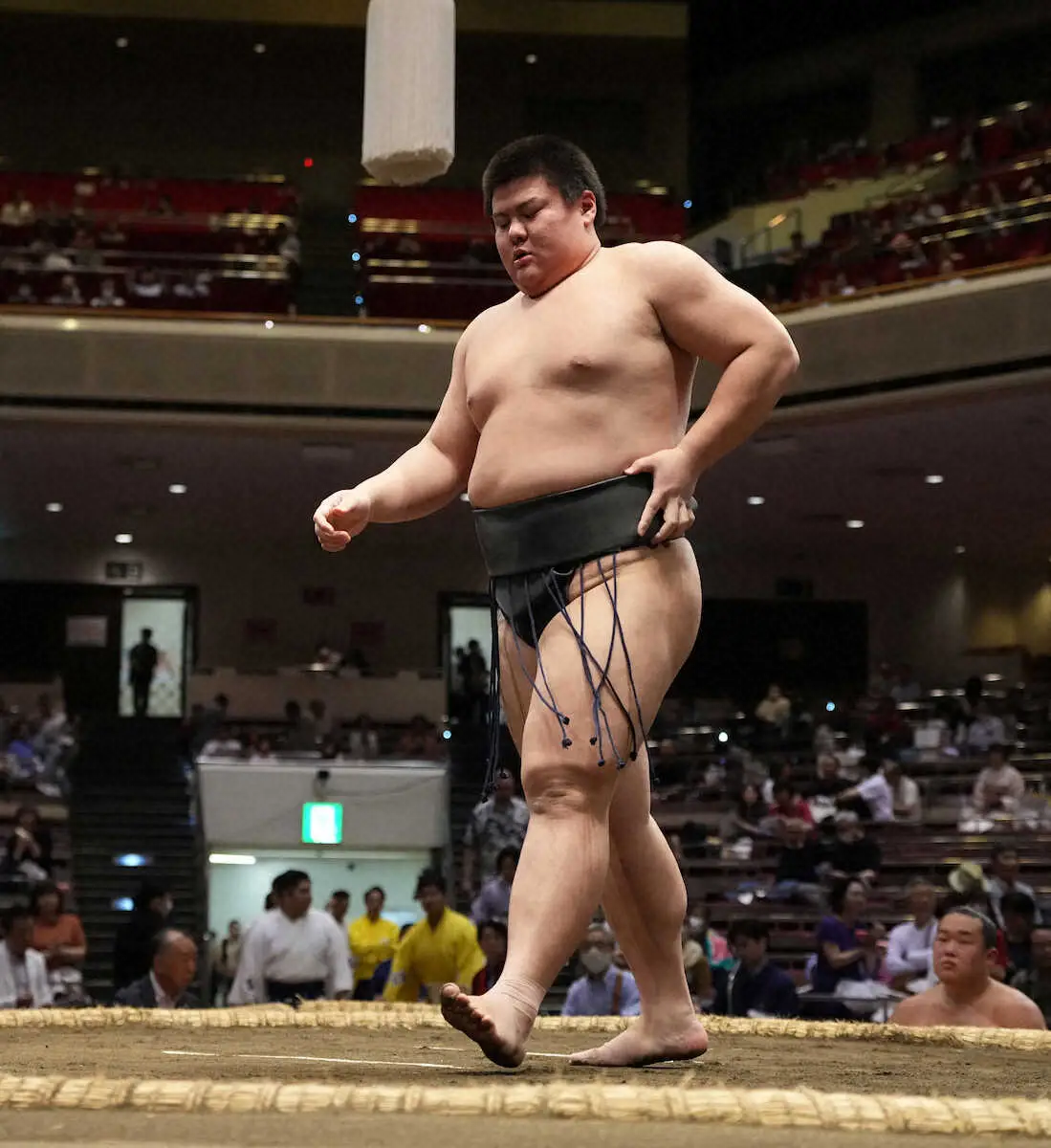 【画像・写真】学生横綱・草野が幕下付け出しデビュー場所ストレート勝ち越し「気持ちとしては楽に」圧巻の強さ