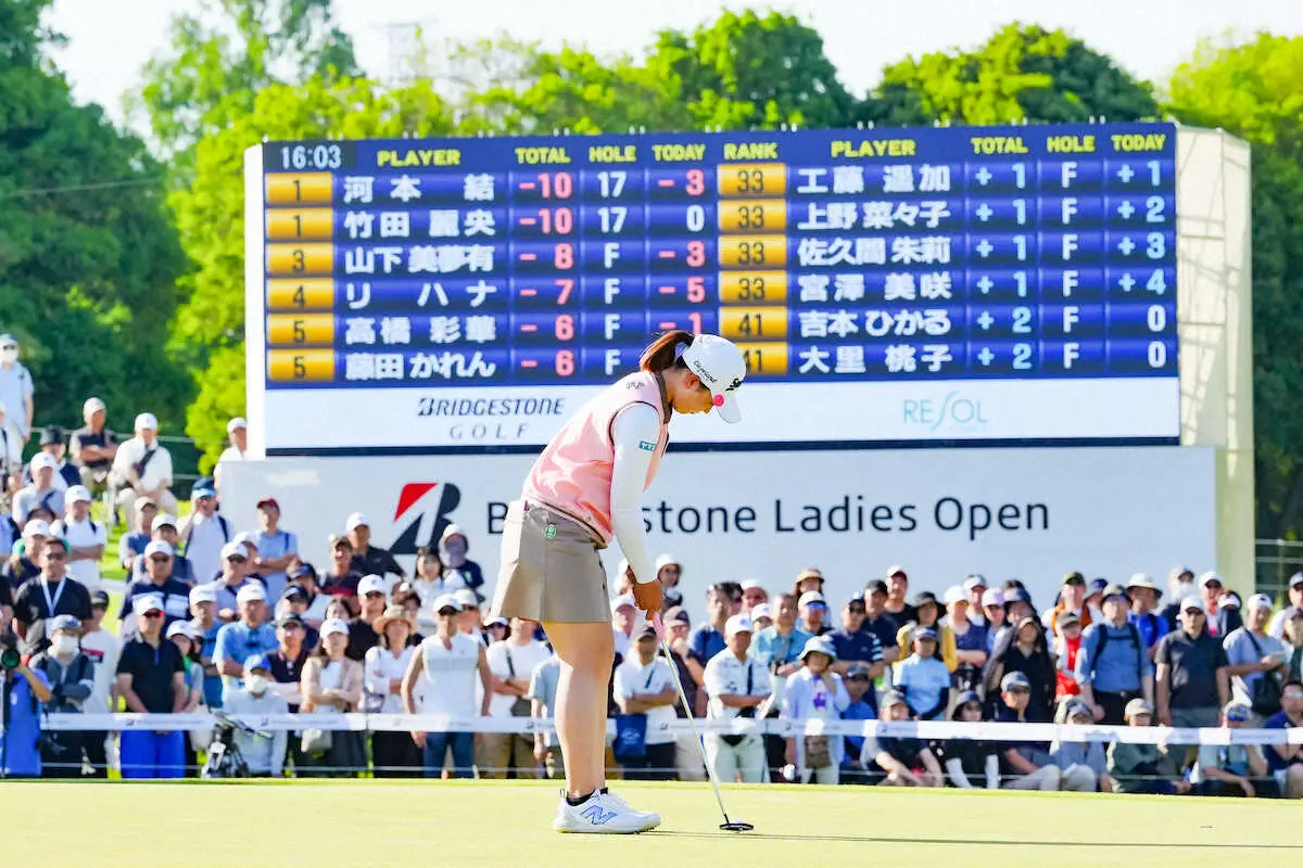 【画像・写真】竹田麗央1打差2位　逆転へ「攻めるところと守るところのメリハリをつけたい」