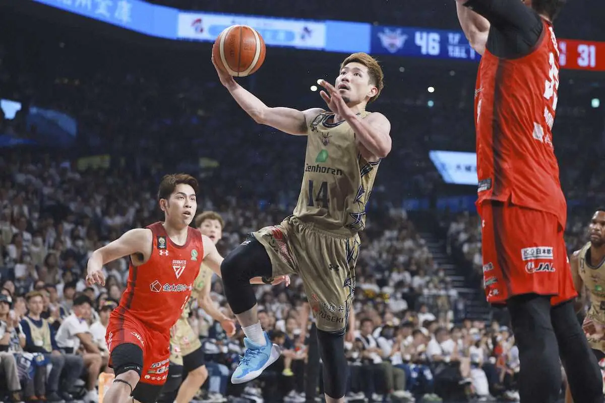 【画像・写真】【Bリーグ】琉球が3季連続のCS決勝進出!全日本選手権覇者・千葉Jを下す