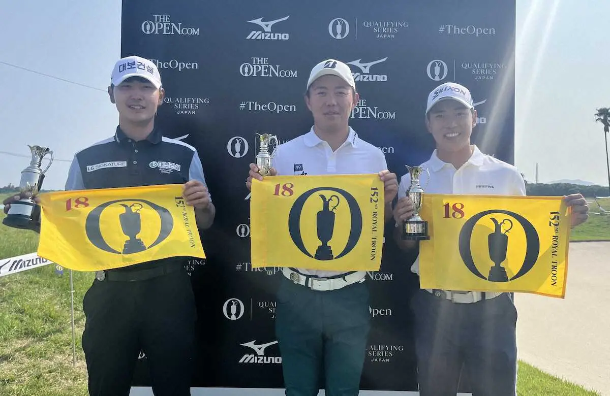 【画像・写真】木下稜介　結婚後初の歓喜！「令和初のアルバトロス」思い出の大会で万感3年ぶりV　全英切符も獲得