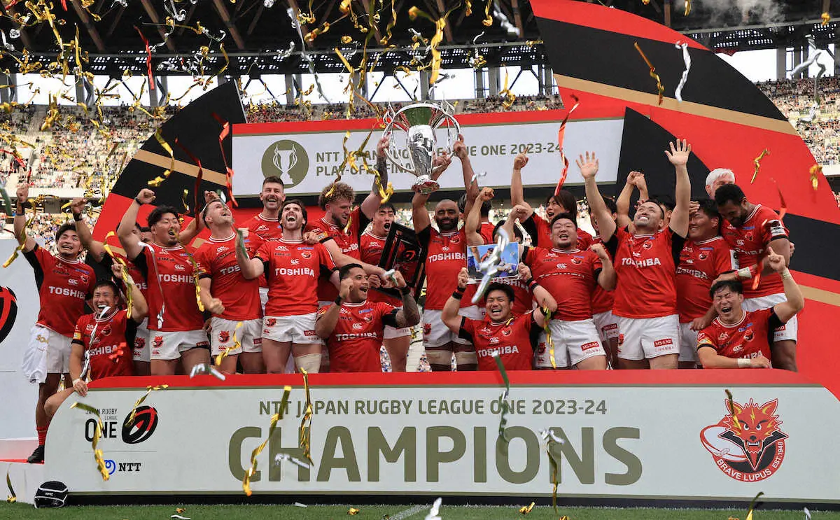 【画像・写真】BL東京・リーチ　ようやく届いた初頂点　歴代最多5万6486人が沸いた国立で14季ぶりリーグ制覇