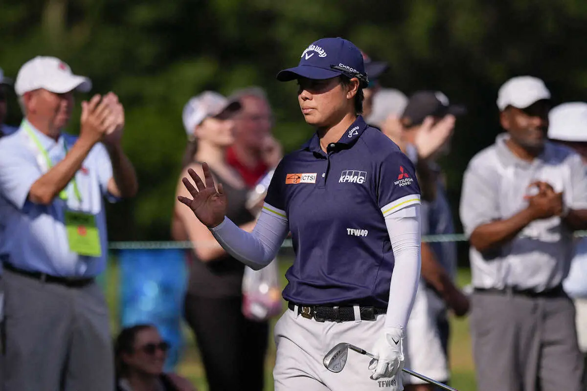 【画像・写真】笹生優花　3年ぶり2度目Vへ3打差「あと1日、楽しみたい」