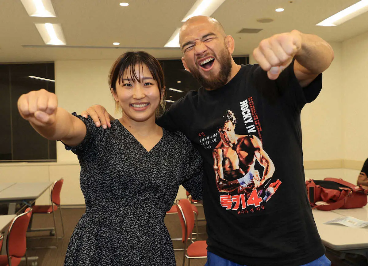 【画像・写真】レスリング女子50キロ級・須崎　RIZIN選手とスパー「尊敬している人だし、恩人」