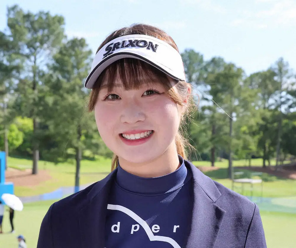 【画像・写真】今季下部ツアーVの都玲華　宮里藍さん主催の座談会に参加　今週の目標は「アマとして1番になりたい」